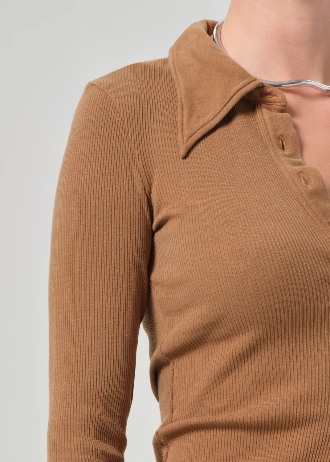 3/4 Sleeve Gila Polo in Manuka - Image 4