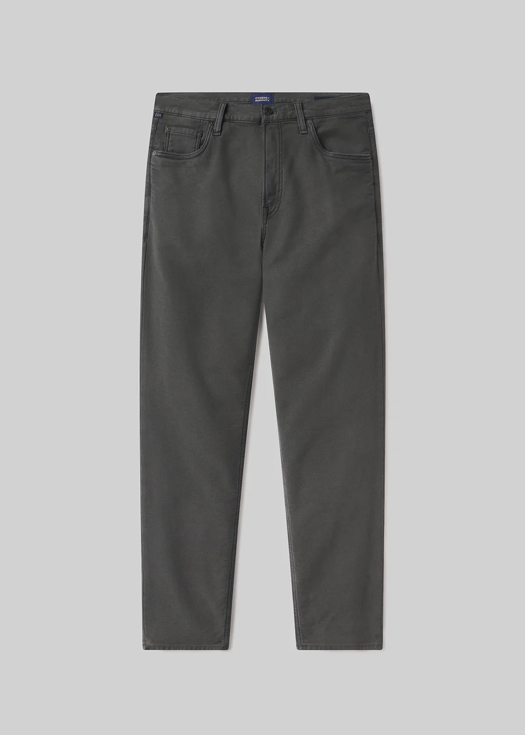 Adler Slim Perform Twill in Charred Cedar - Image 2