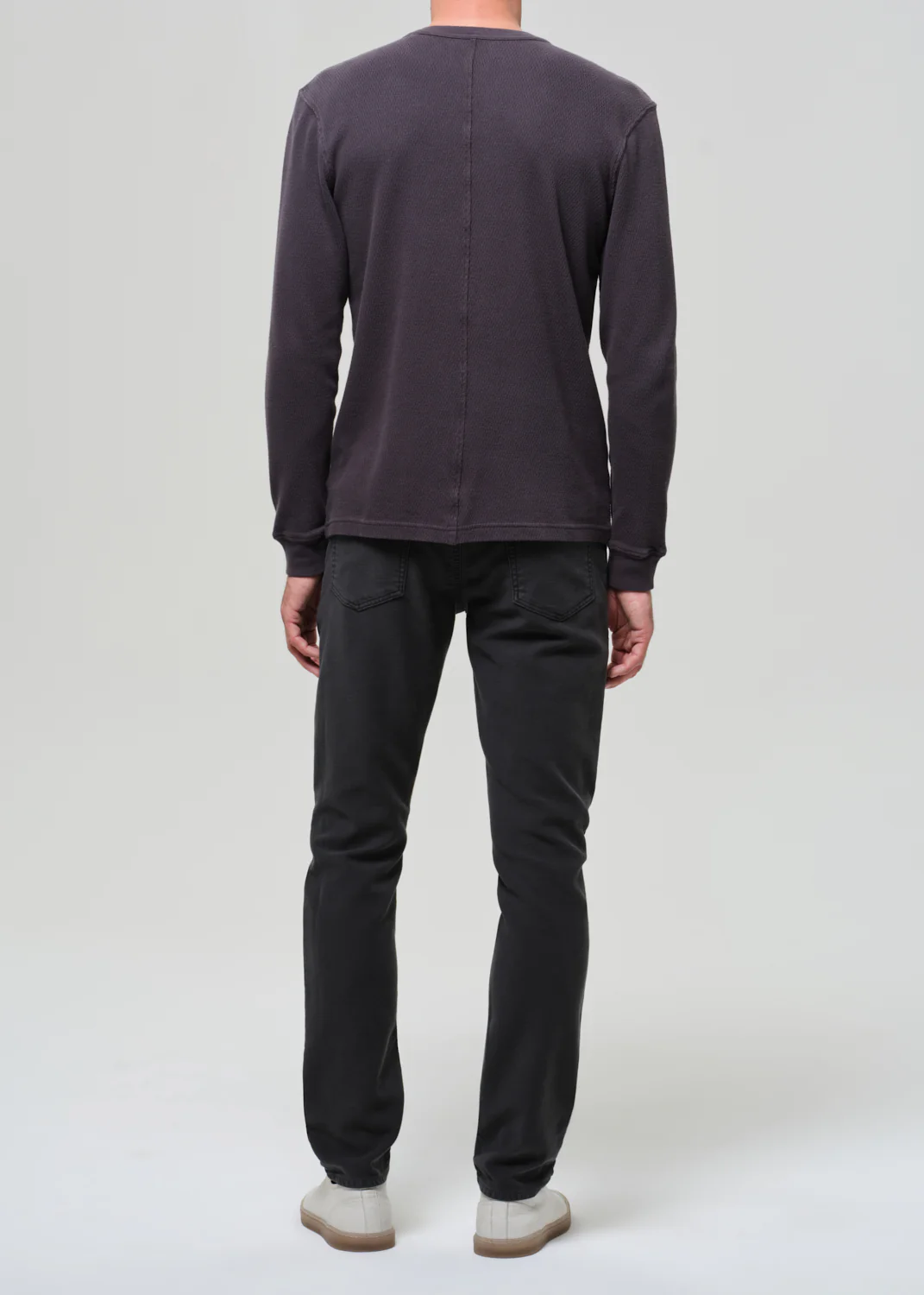 Adler Slim Perform Twill in Charred Cedar - Image 4