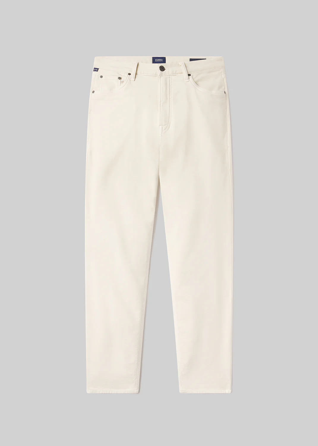 Adler Slim Perform Twill in Ecru