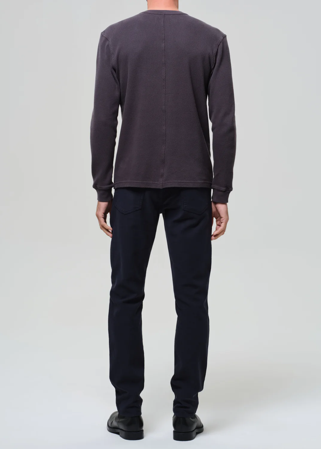 Adler Slim Perform Twill in Navy - Image 3