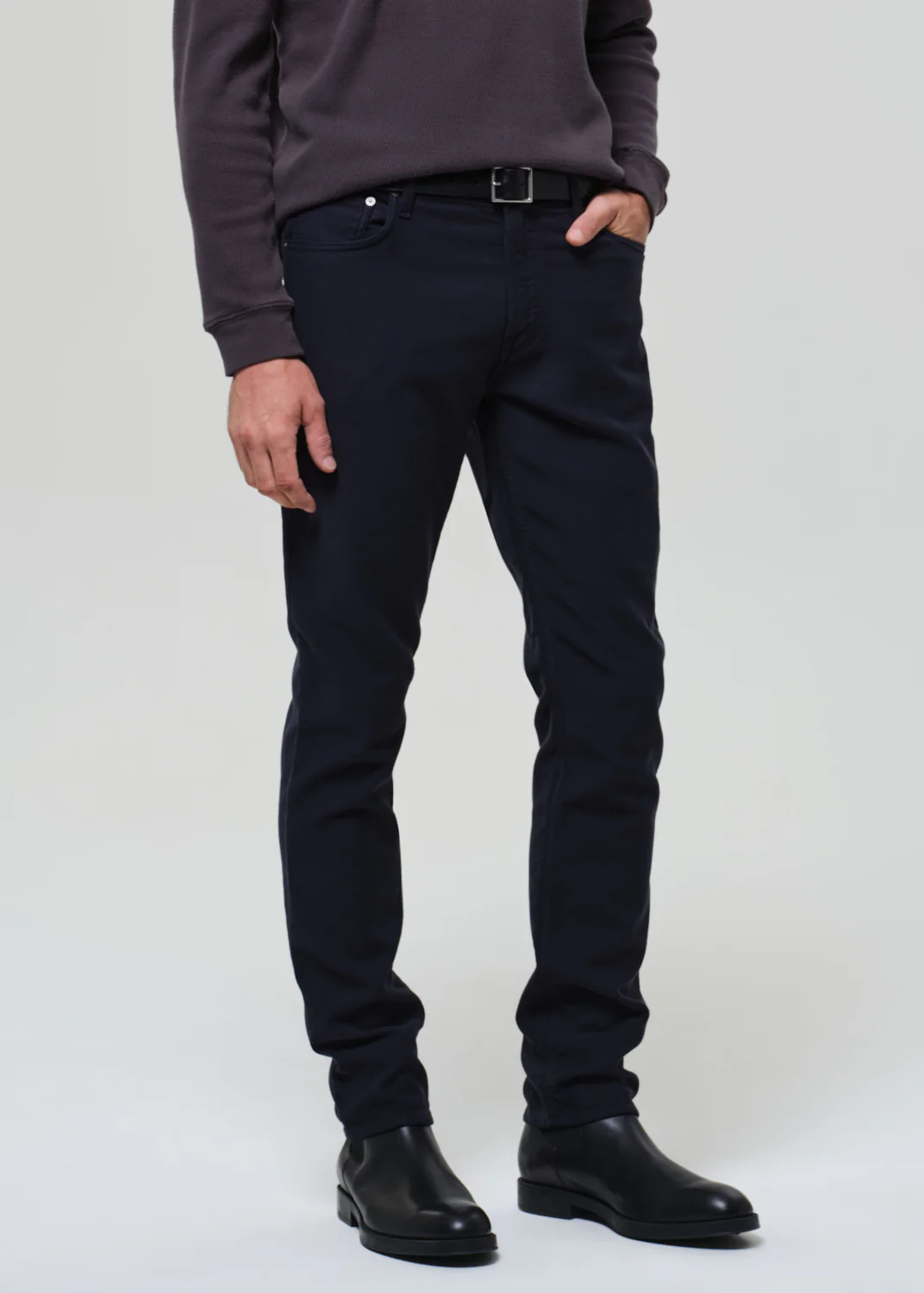 Adler Slim Perform Twill in Navy - Image 5
