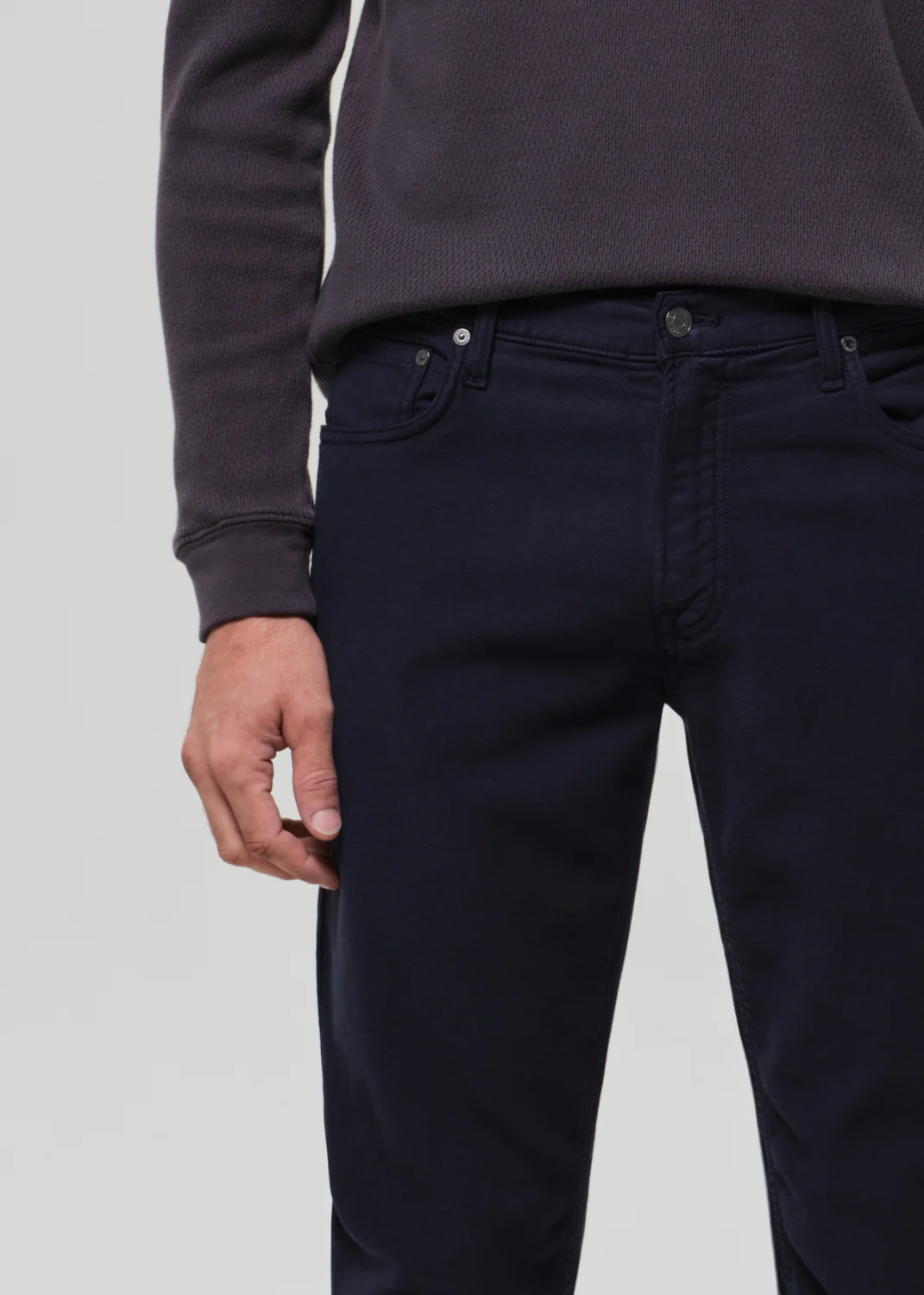 Adler Slim Perform Twill in Navy - Image 6