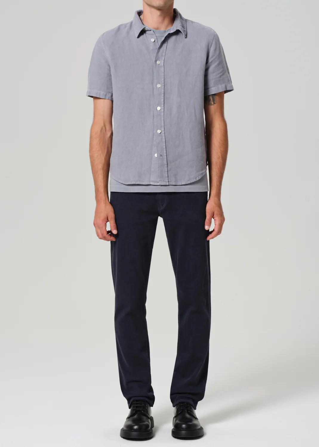 Adler Slim Soft Weft in Cadet Blue - Image 2