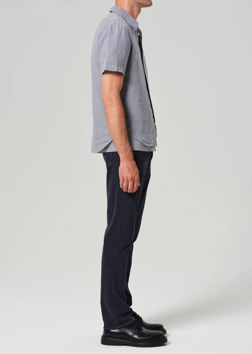 Adler Slim Soft Weft in Cadet Blue - Image 4