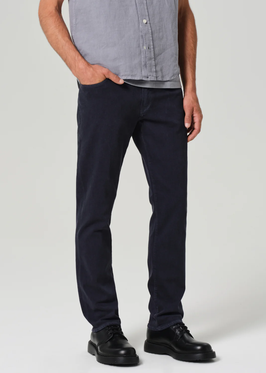 Adler Slim Soft Weft in Cadet Blue - Image 5