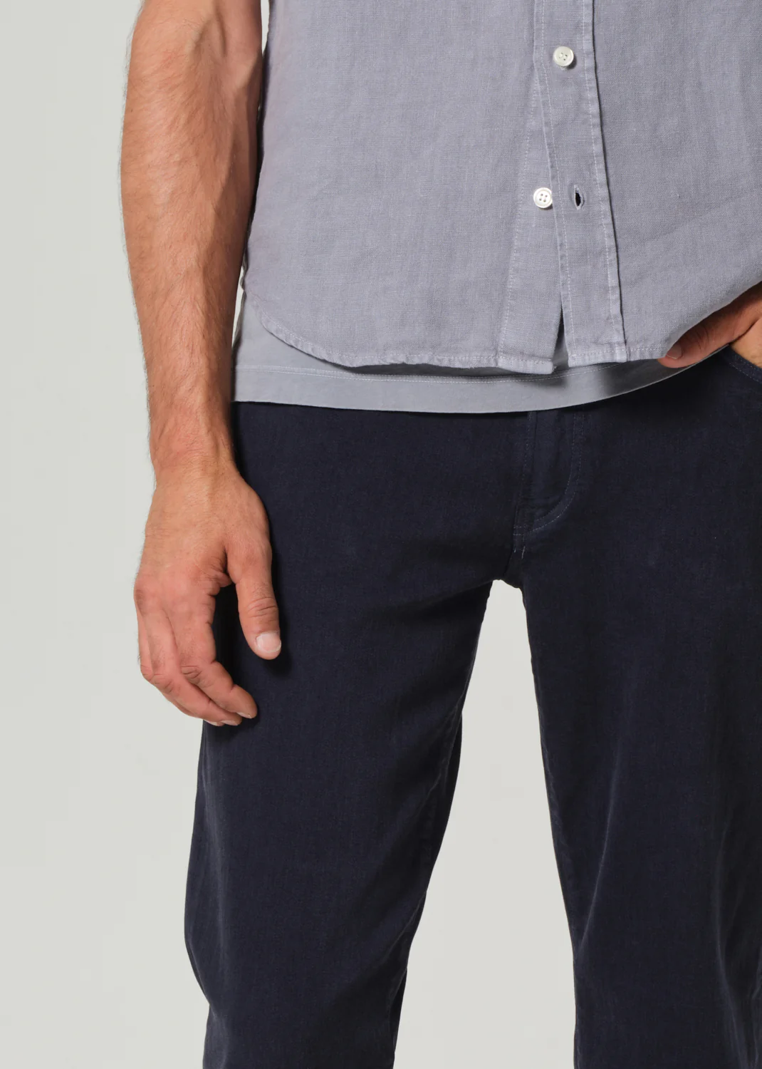 Adler Slim Soft Weft in Cadet Blue - Image 6