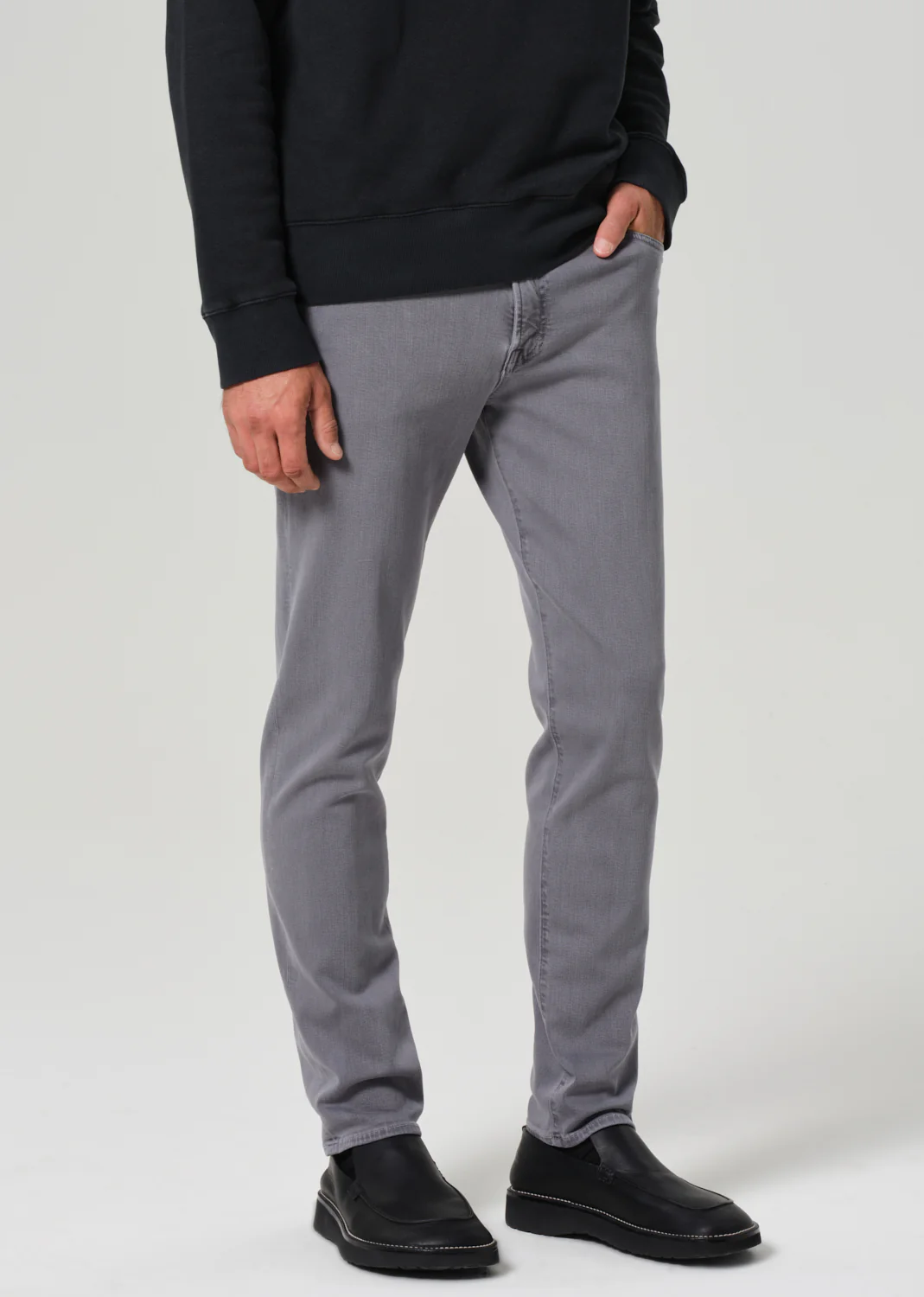 Adler Slim Soft Weft in Heron Grey - Image 5