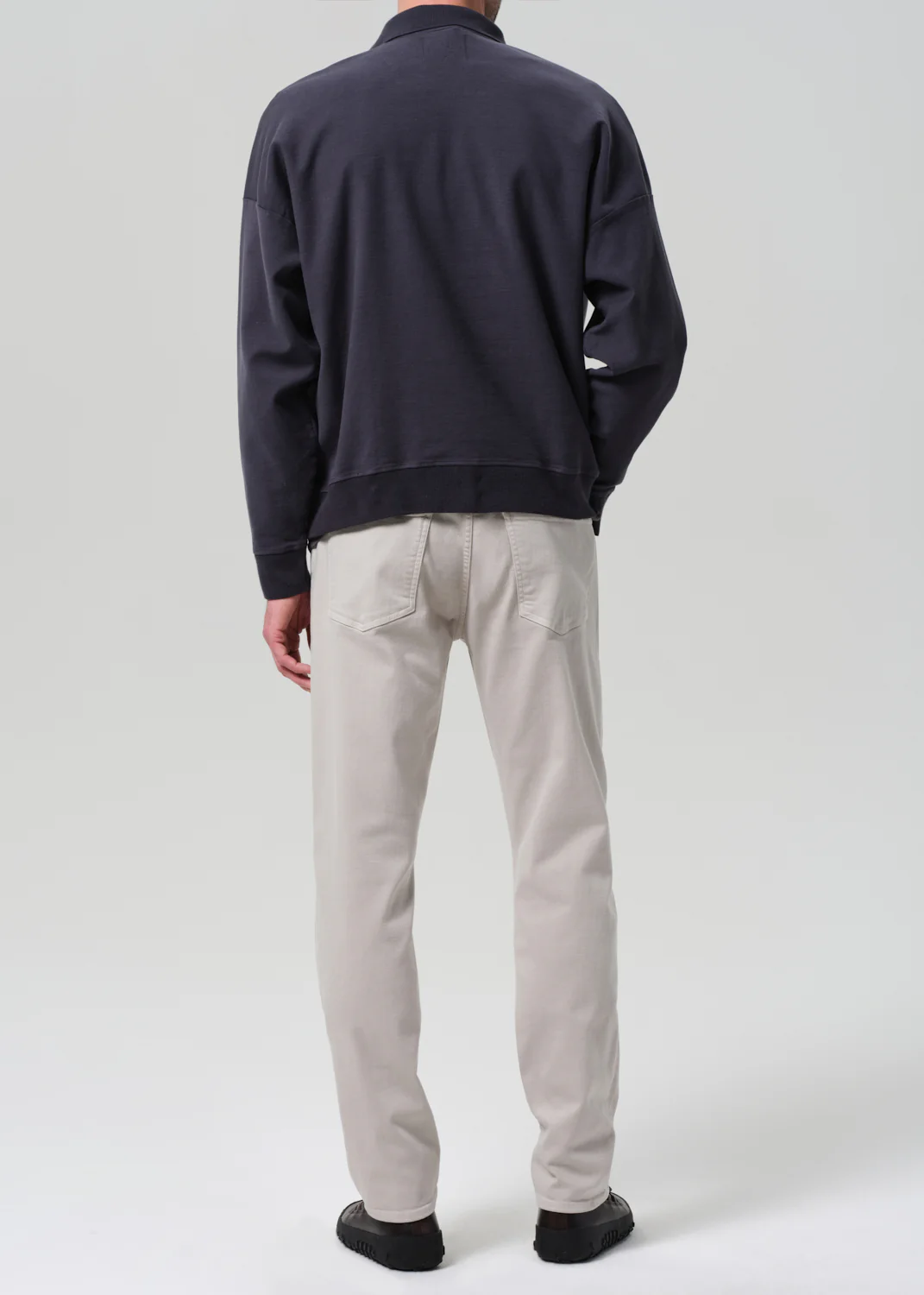 Adler Slim Soft Weft in Pale Grey - Image 3