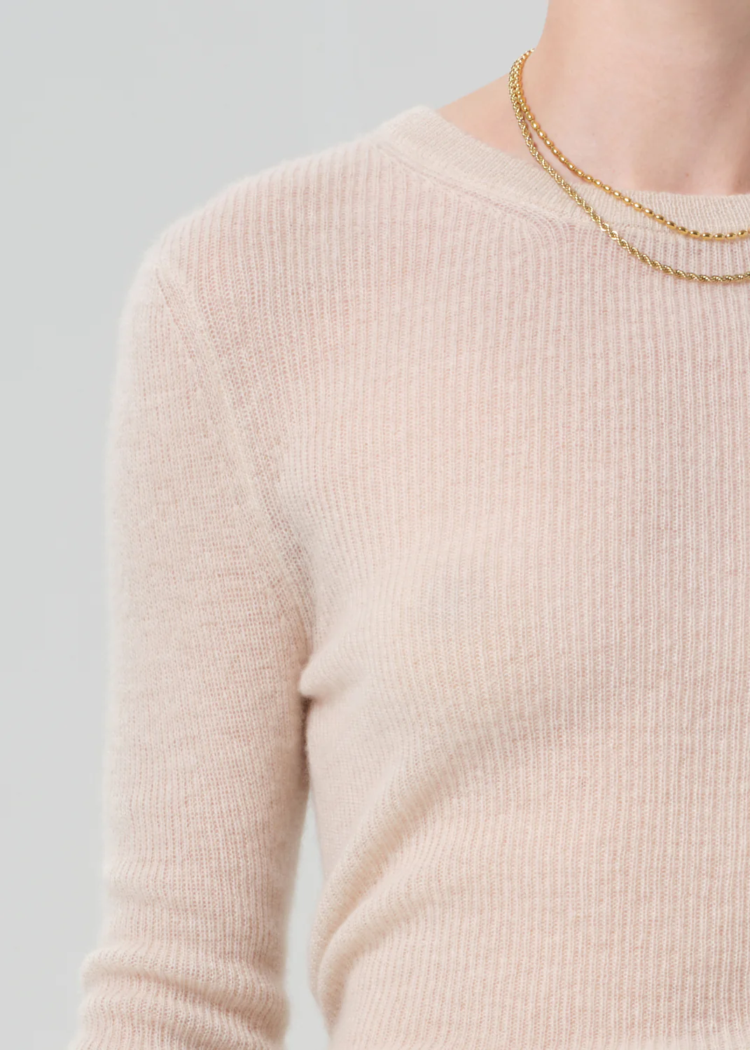 Alessia Crewneck Sweater in Cream - Image 4