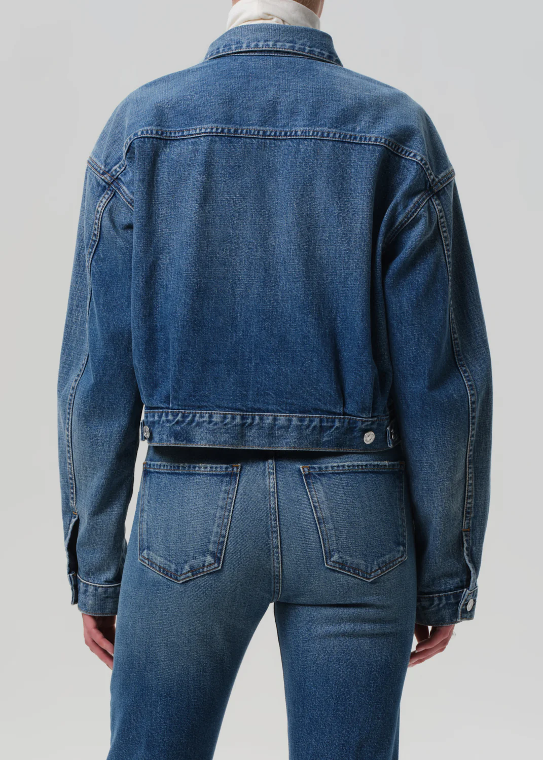 Alma Jacket With Horsebit in Sweetzer - Image 2
