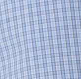 Ana Cropped Shirt in Banker Blue Plaid - Image 7
