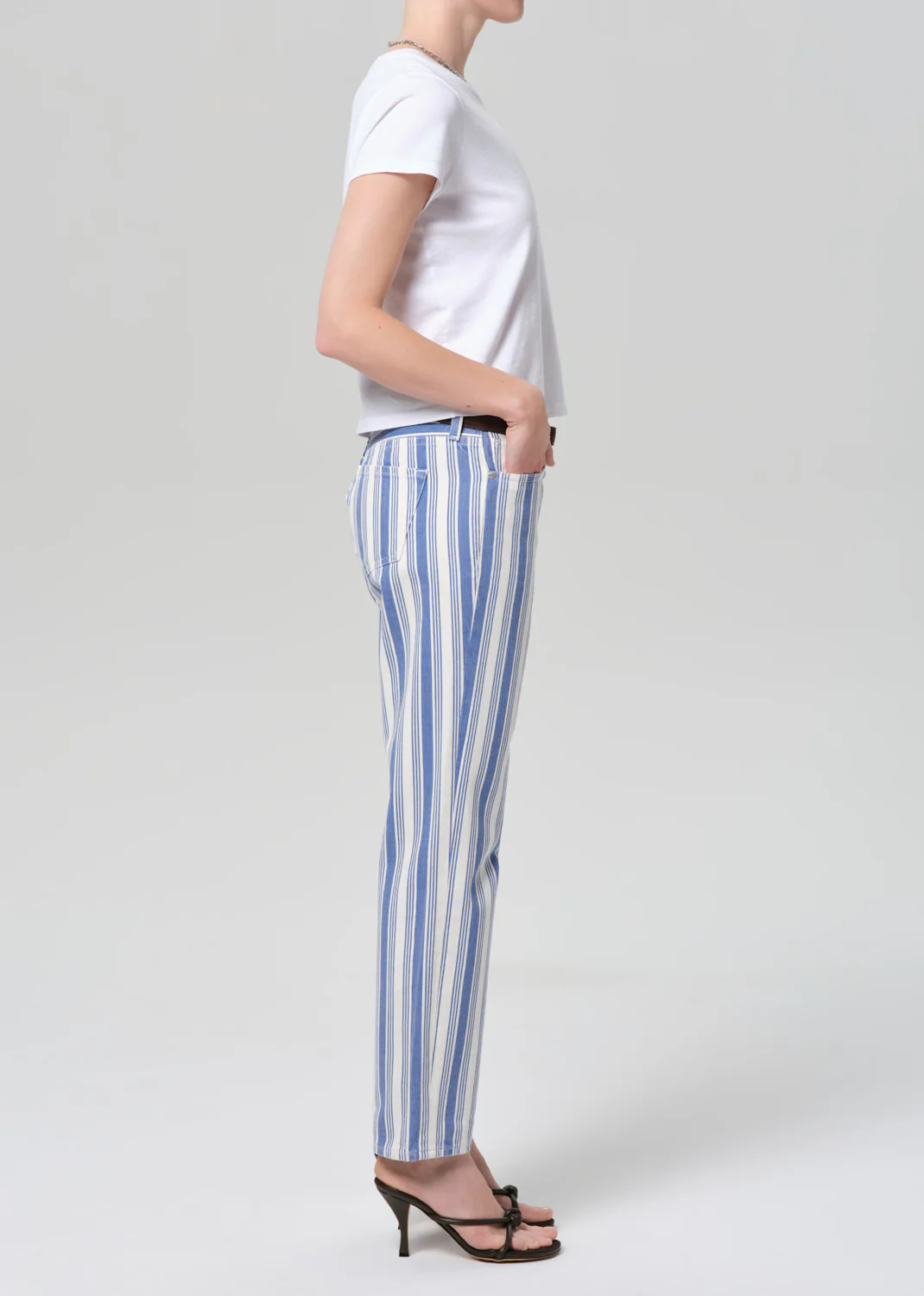 Anissa Straight Leg in Mar Stripe - Image 3