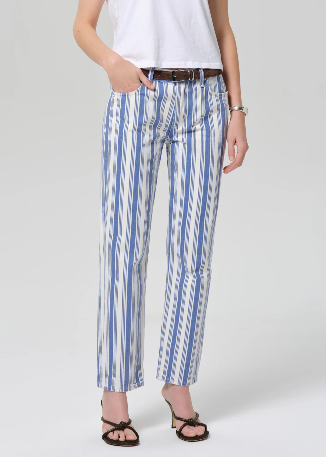 Anissa Straight Leg in Mar Stripe - Image 4