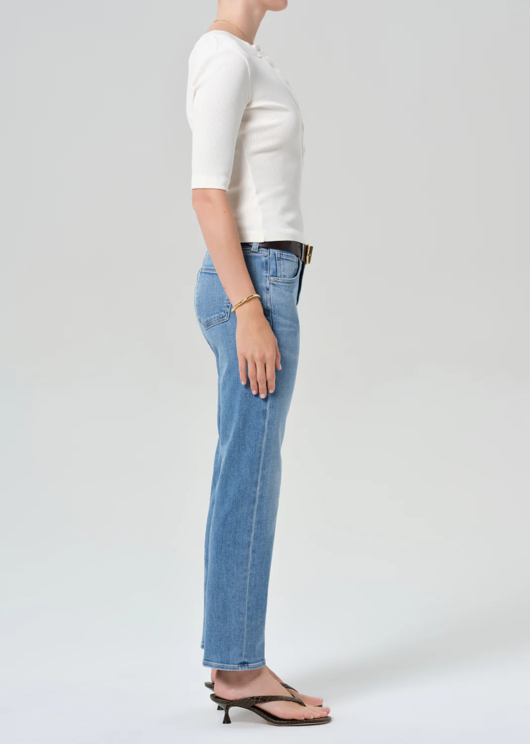 Anissa Straight Leg in Stella - Image 3