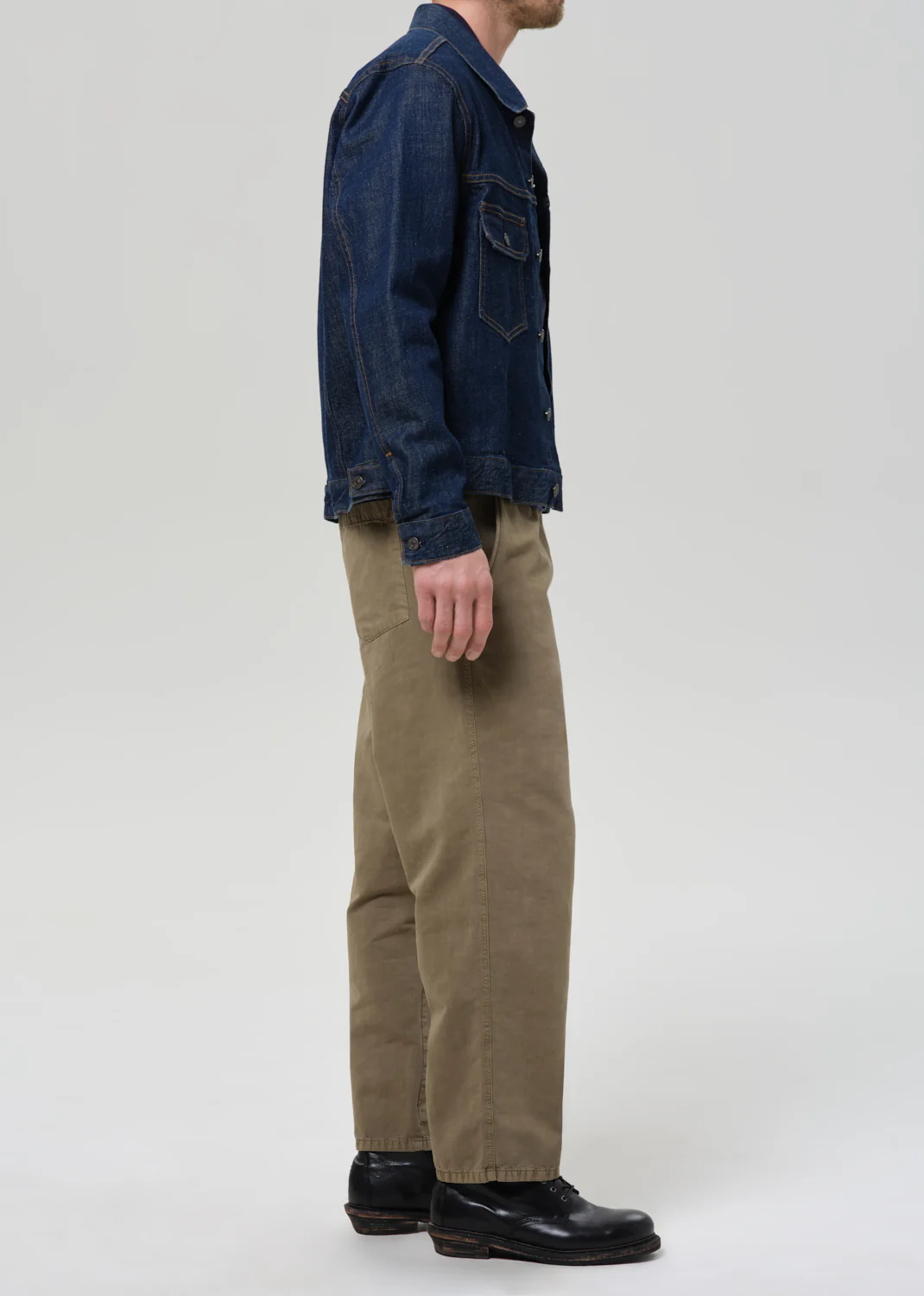 Relaxed Pull On Pant in Bezal - Image 5