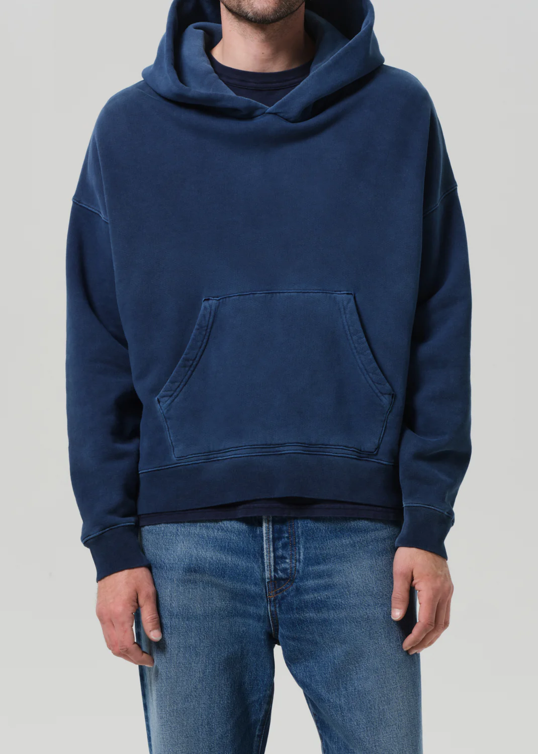 Archive Hoodie in Indigo - Image 2