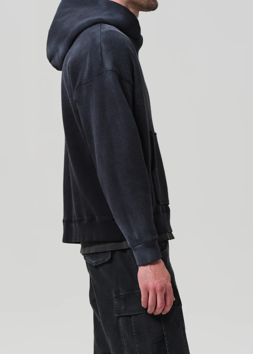 Archive Hoodie in Washed Black - Image 4