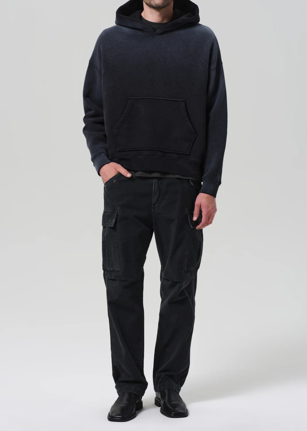 Archive Hoodie in Washed Black - Image 6