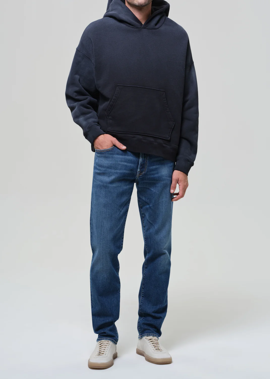 Archive Hoodie in Washed Marine - Image 3