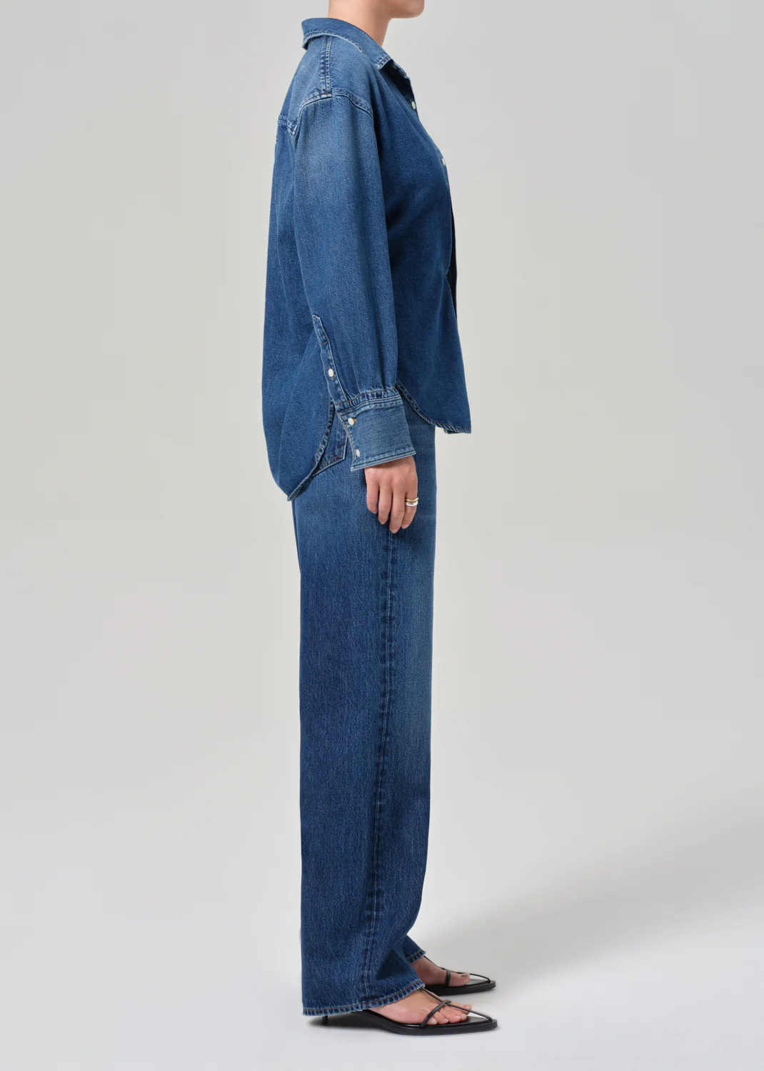 Ayla Baggy in Clean Indigo - Image 3