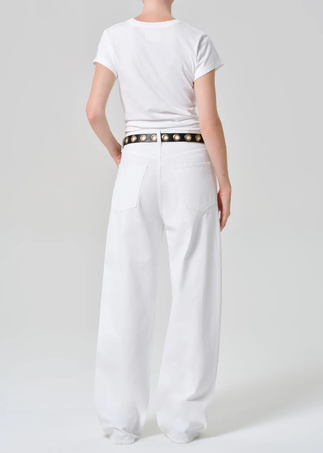 Ayla Baggy in Soft White - Image 5