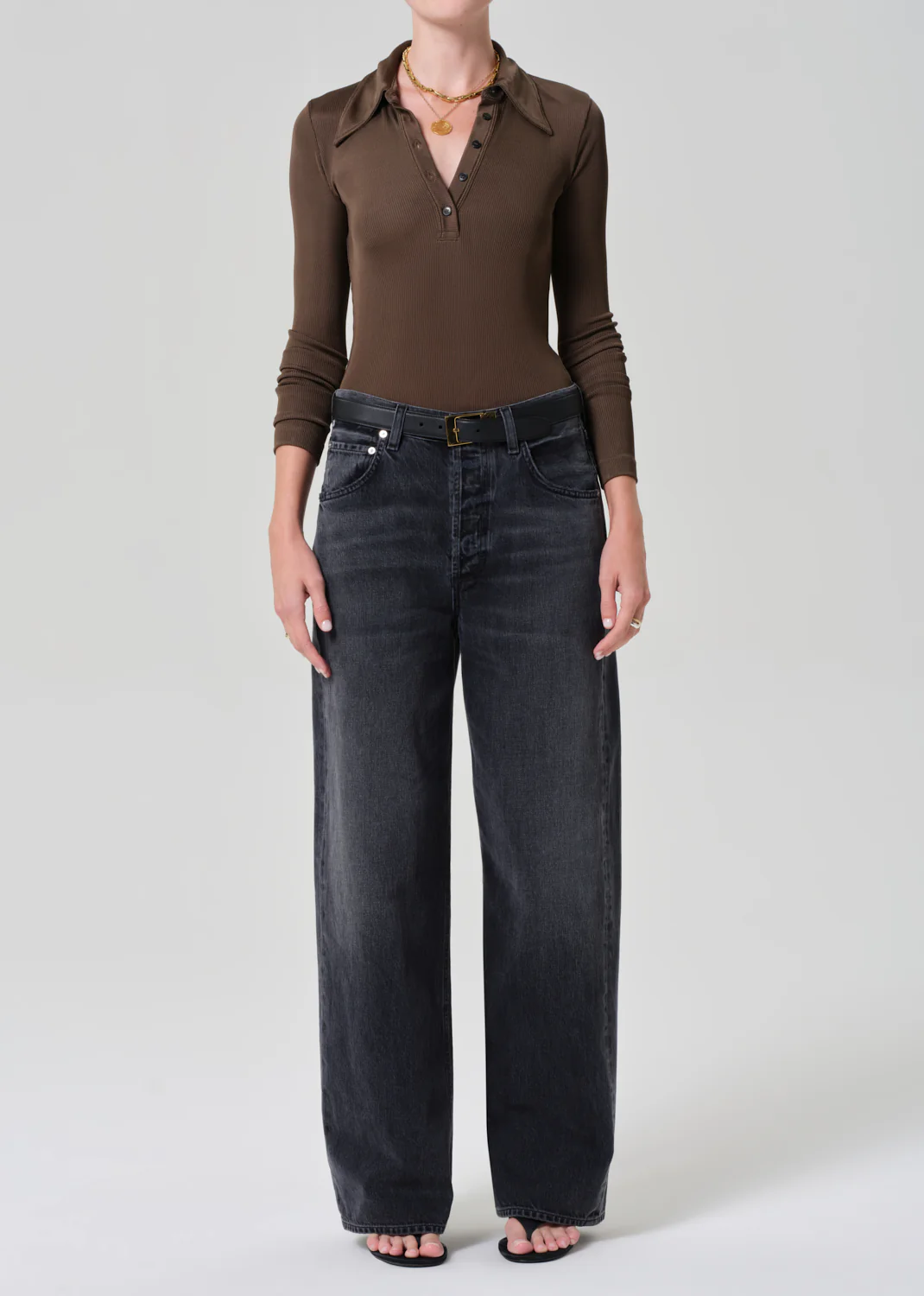 Ayla Baggy in Vintage Black