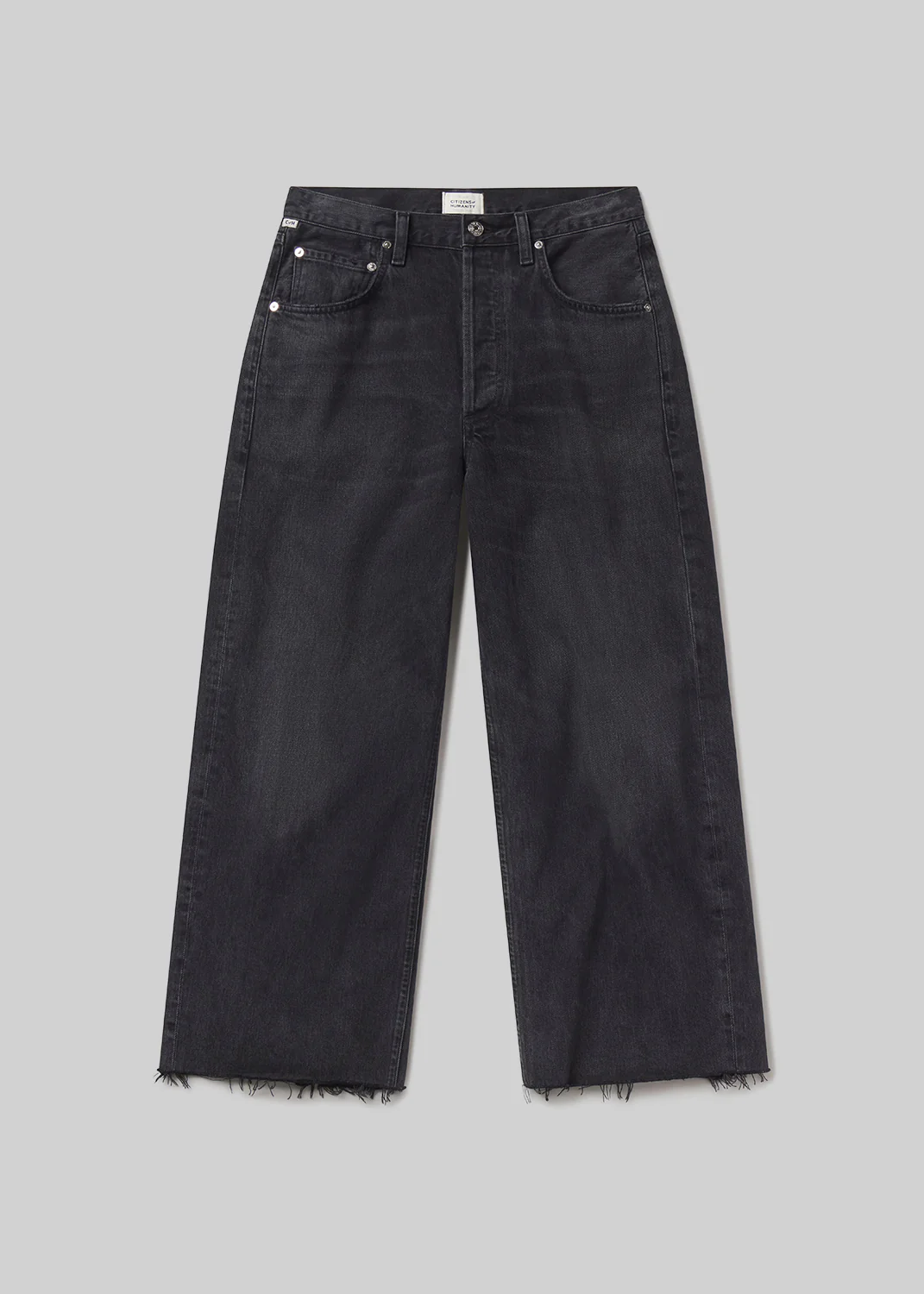 Ayla Raw Hem Crop in Bronson - Image 7