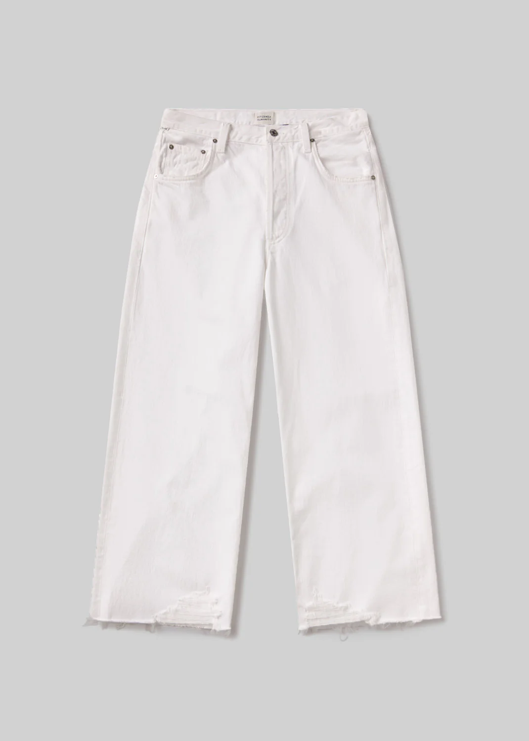 Ayla Raw Hem Crop in Harlow - Image 6