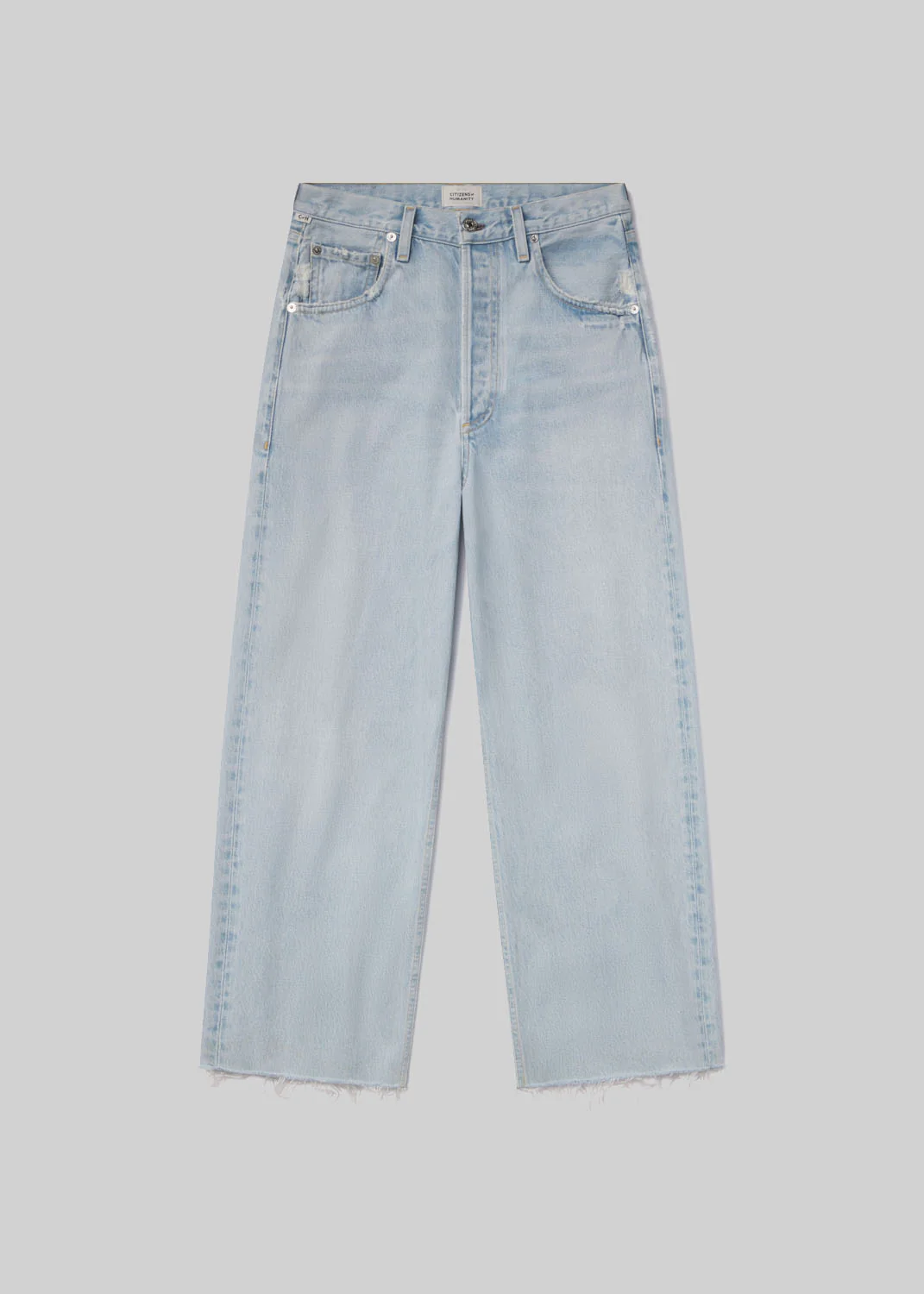 Ayla Raw Hem Crop in Sailor - Image 6