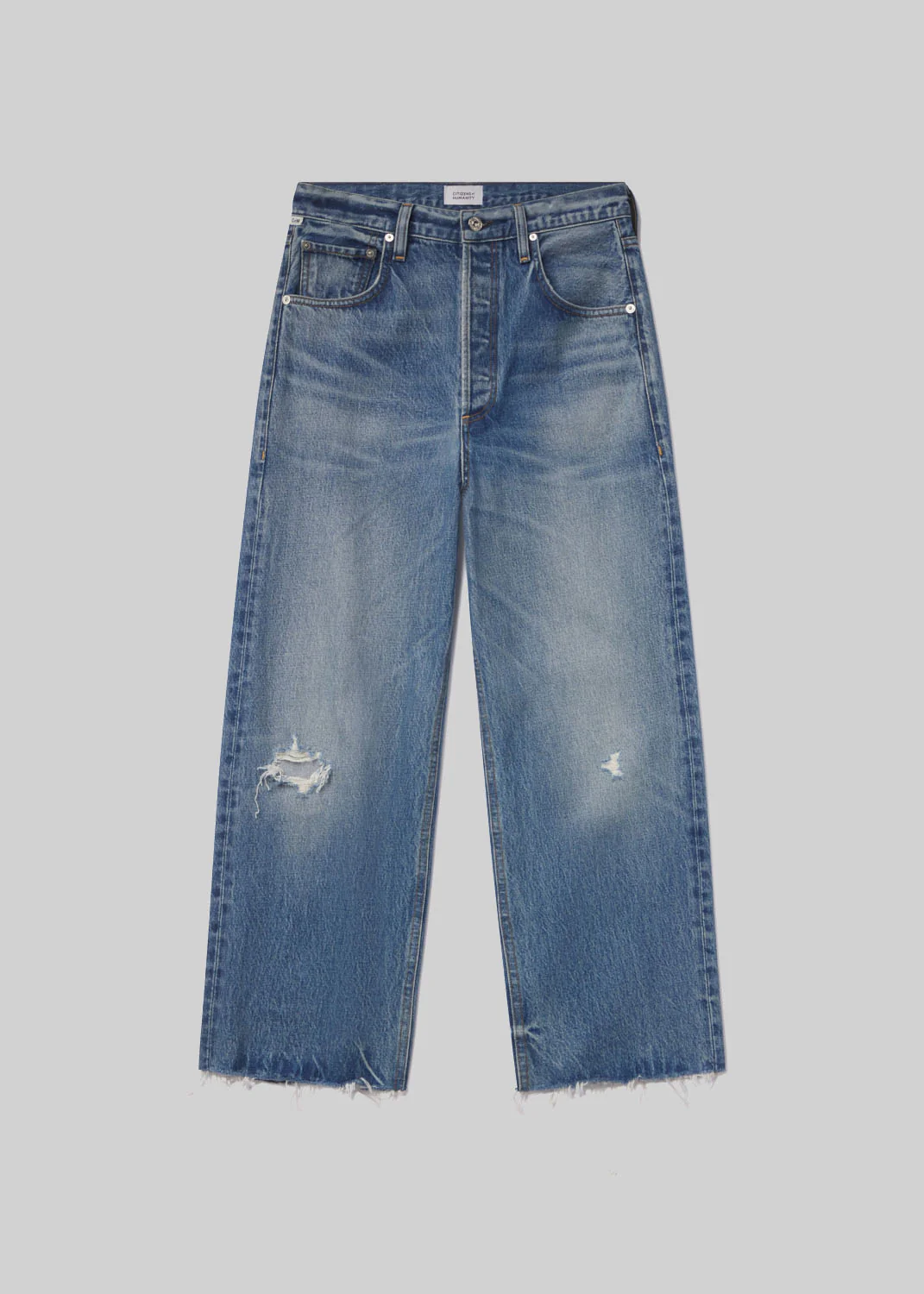 Ayla Raw Hem Crop in Solano - Image 6