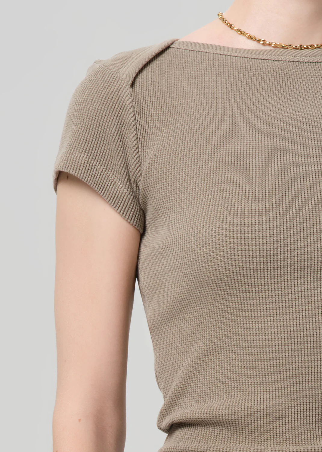 Baby Waffle Tee in Bezal - Image 4