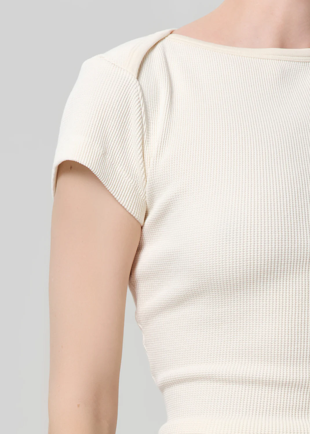 Baby Waffle Tee in Dune - Image 4