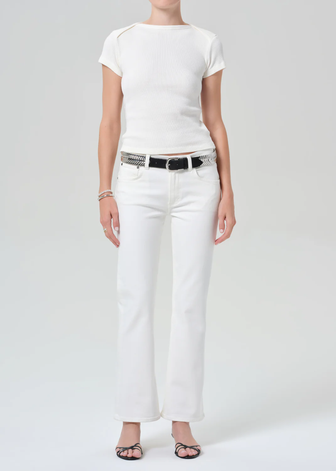 Baby Waffle Tee in Pashmina - Image 5