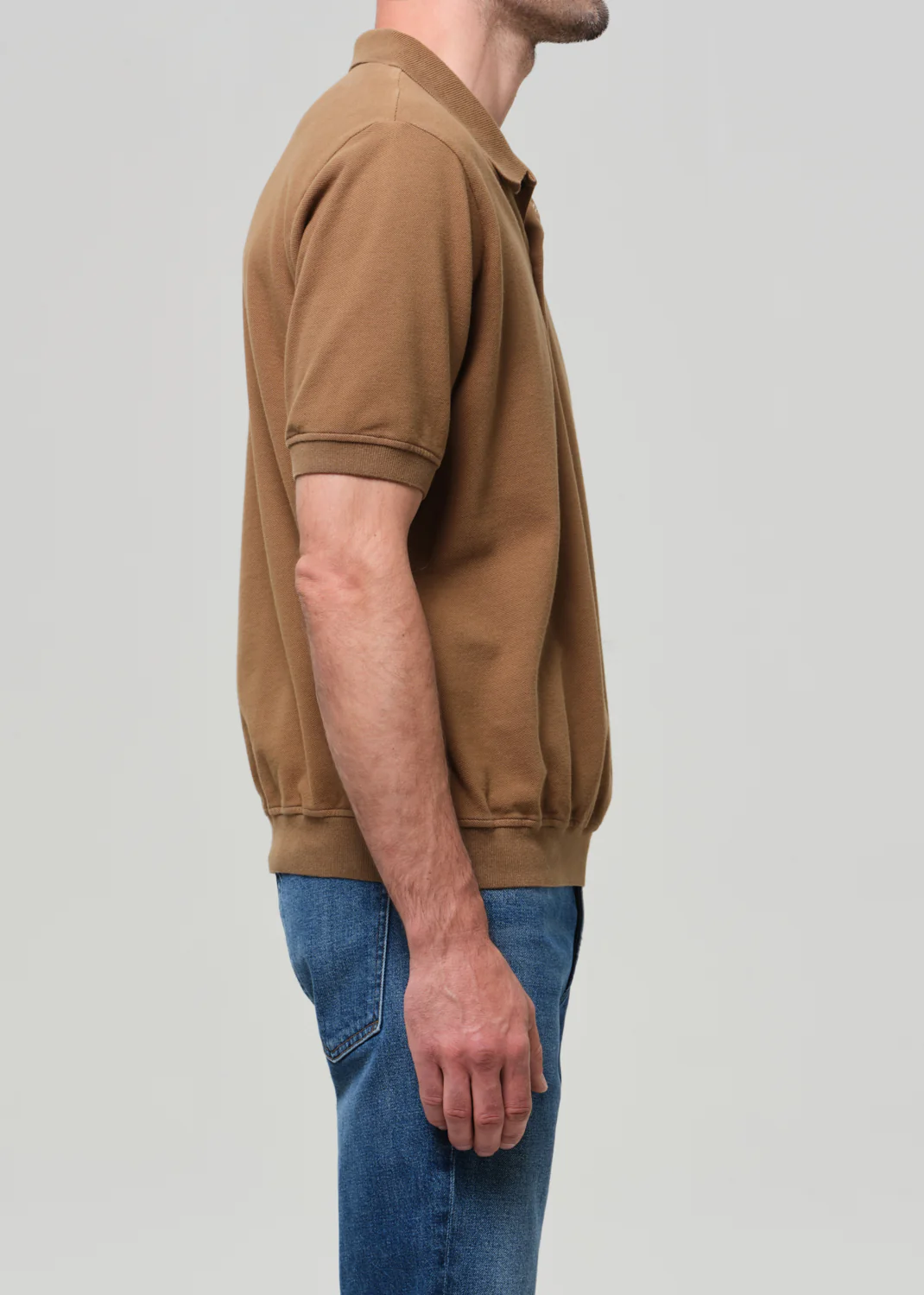 Banded Polo in Vintage Kelp - Image 5