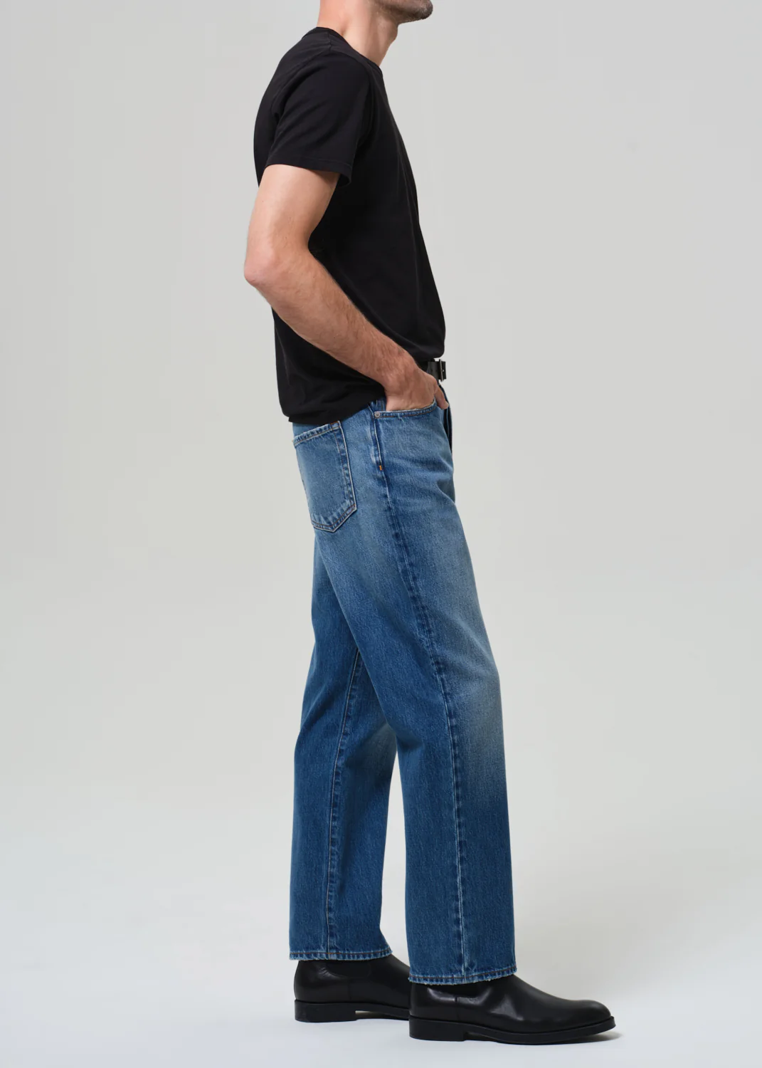 Beau Straight Premium Vintage in Mid Blue - Image 4