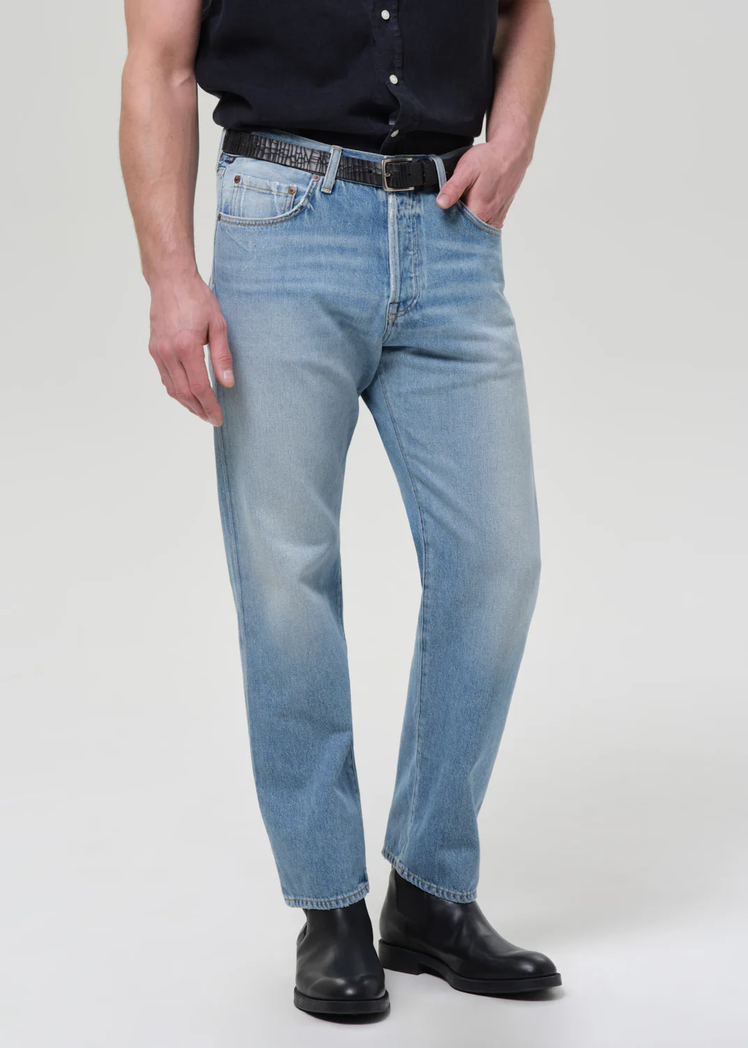 Beau Straight Premium Vintage in Light Blue - Image 6