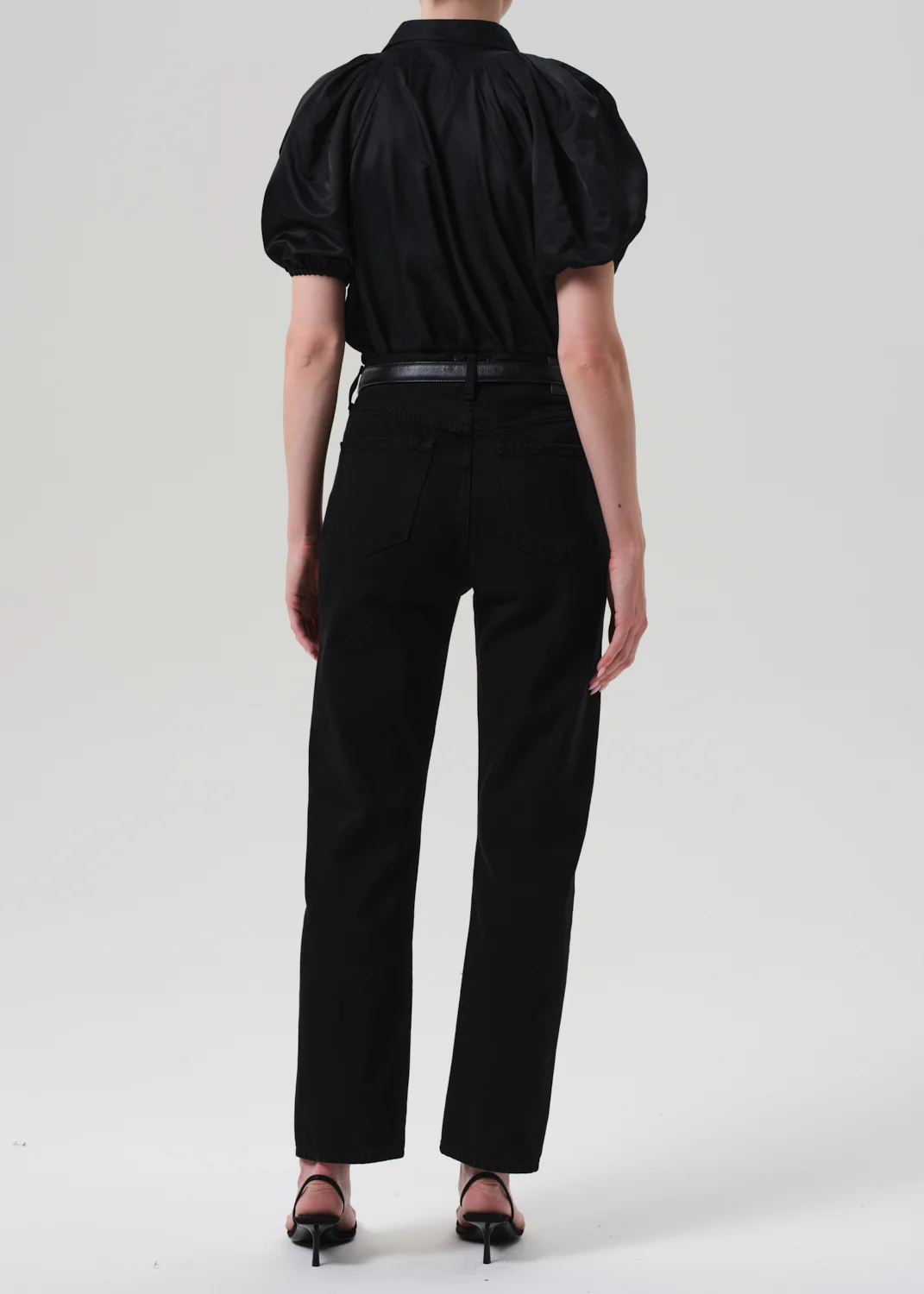 Blaine Vintage Straight in Solid Black - Image 2