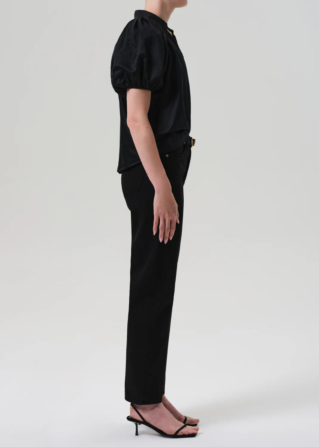 Blaine Vintage Straight in Solid Black - Image 3