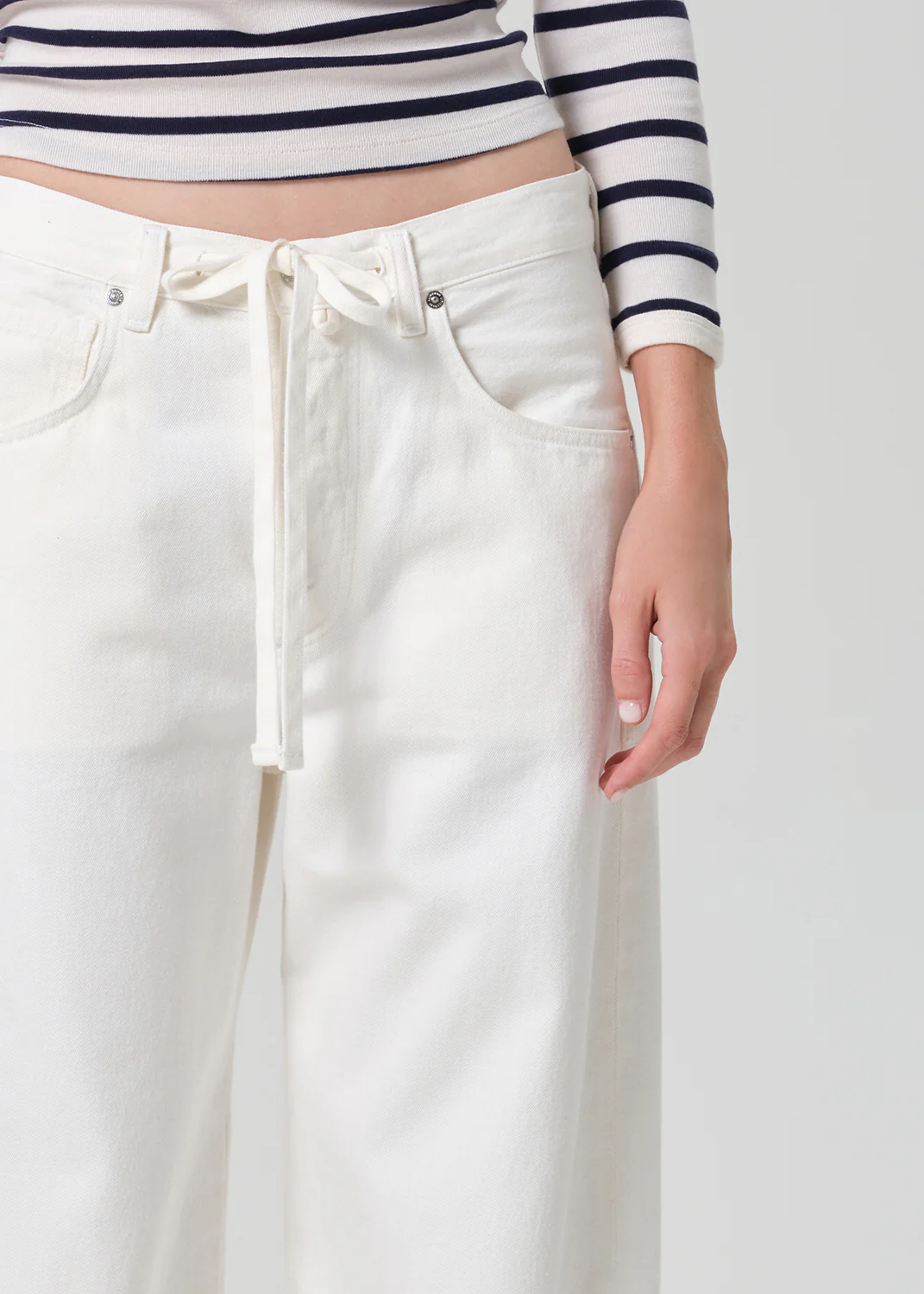 Brynn Drawstring Trouser in Pashmina - Image 5