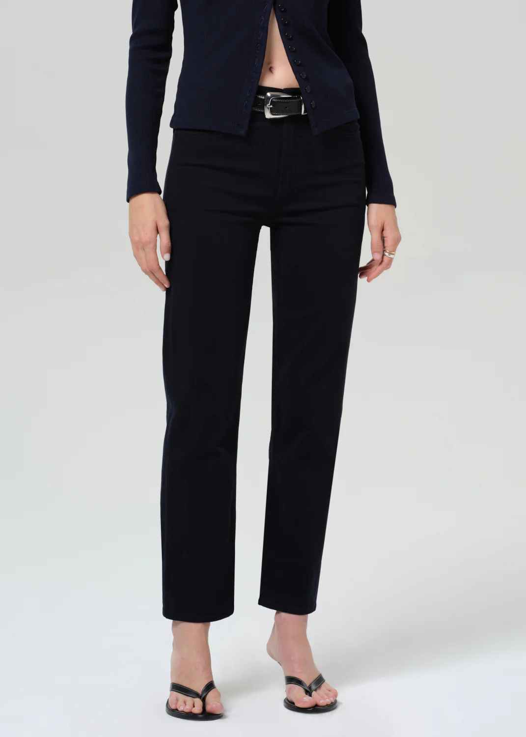 Caia Straight in Navy - Image 4