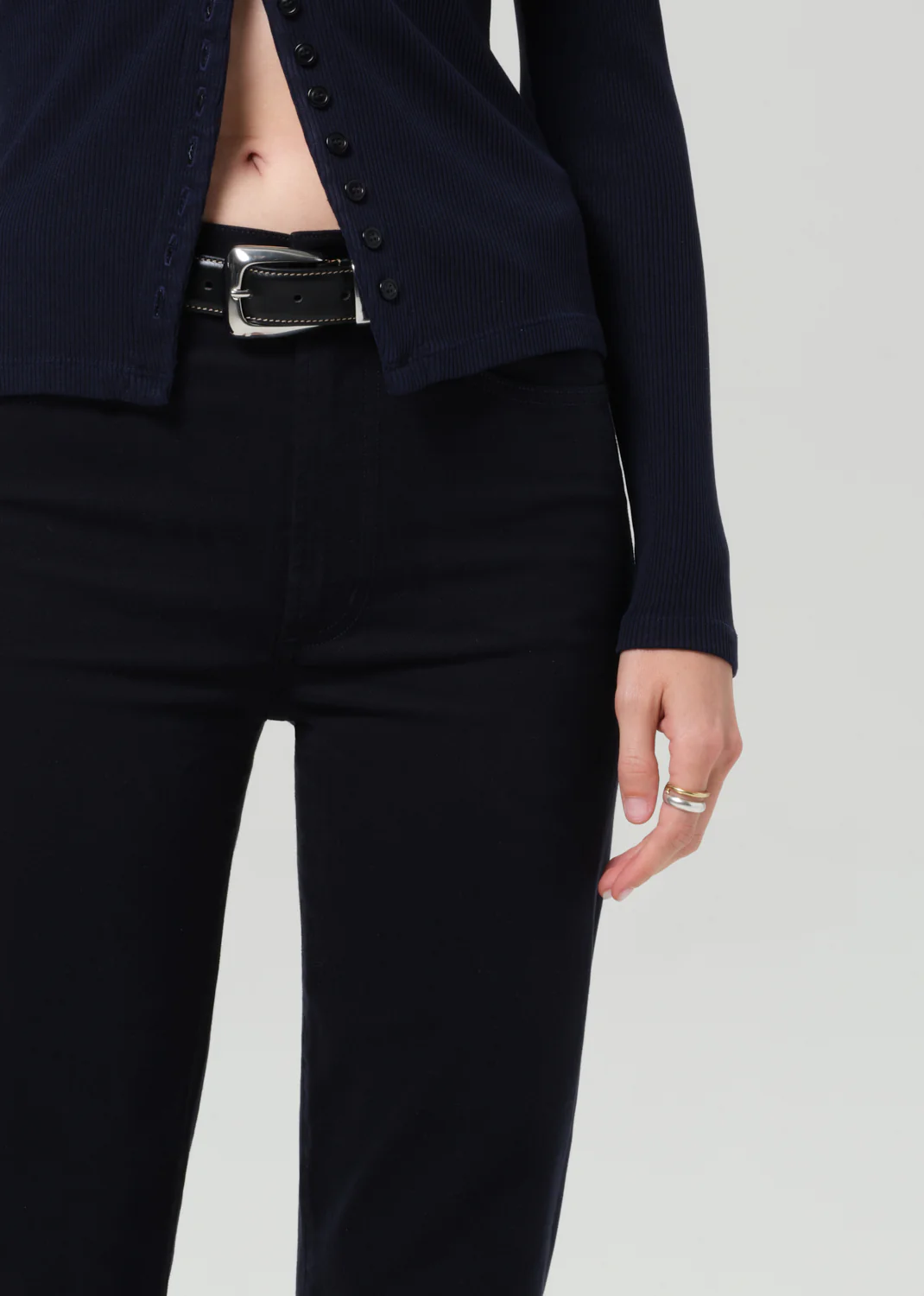 Caia Straight in Navy - Image 5