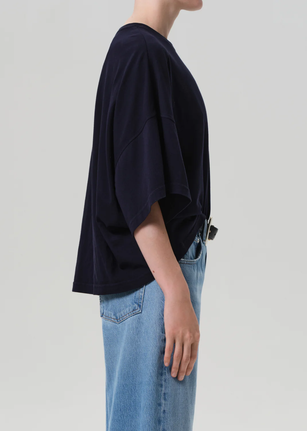 Cape Tee in Navy - Image 3