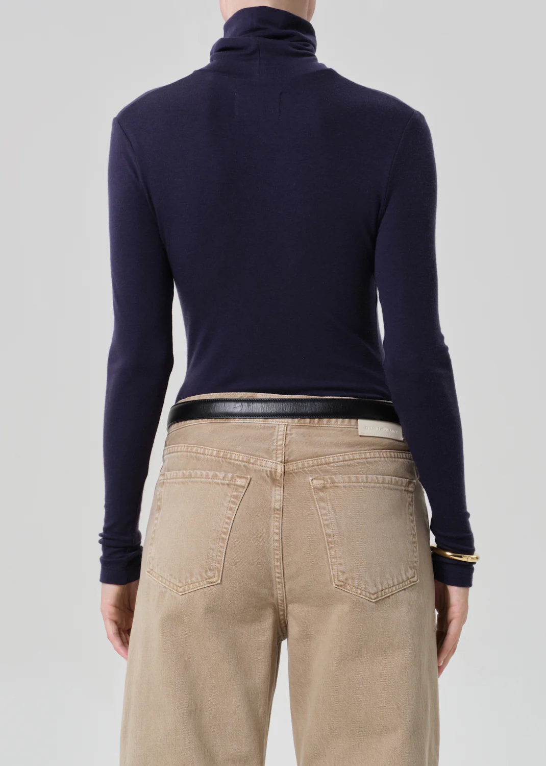 Caradene Turtleneck in Navy - Image 2