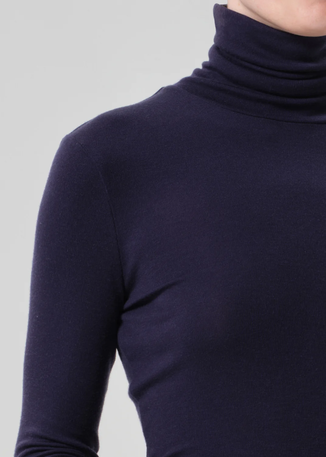 Caradene Turtleneck in Navy - Image 4