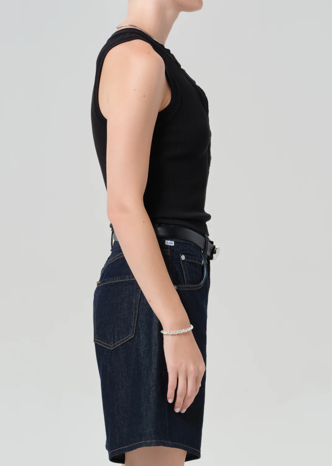 Caralyn Tank in Black - Image 3