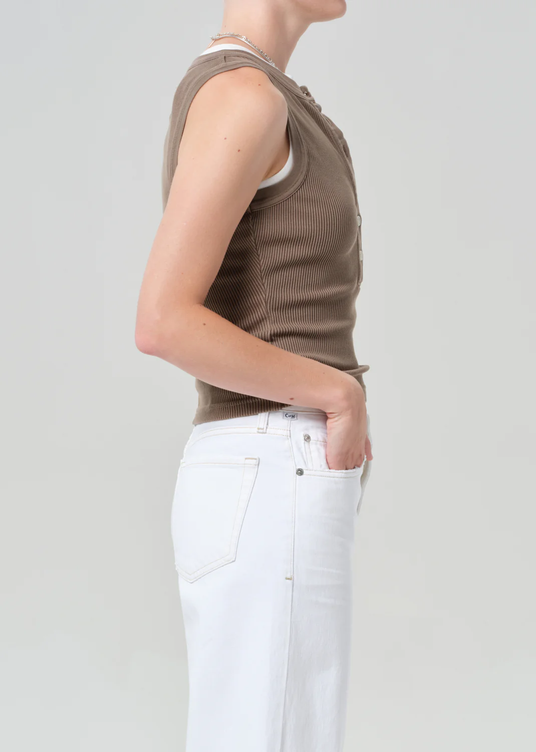 Caralyn Tank in Cocoa - Image 3