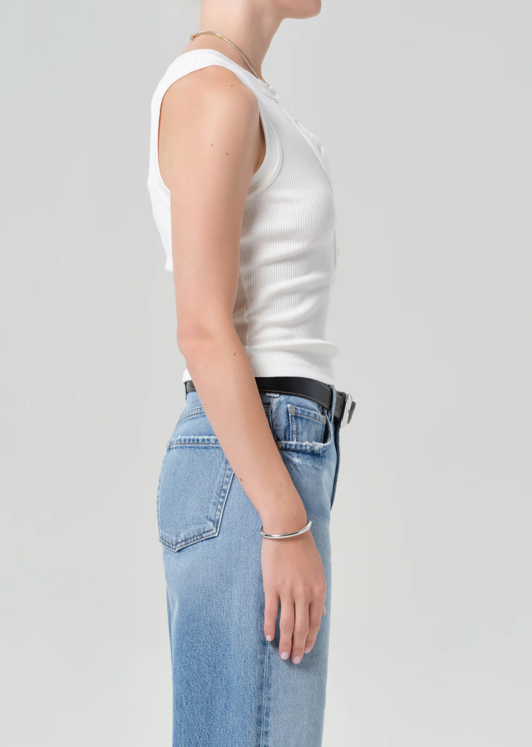 Caralyn Tank in Pashmina - Image 3