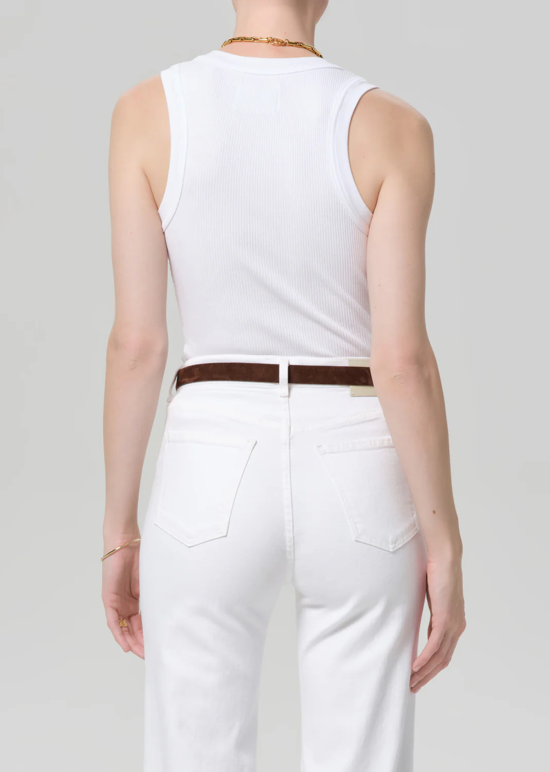 Caralyn Tank in White - Image 2