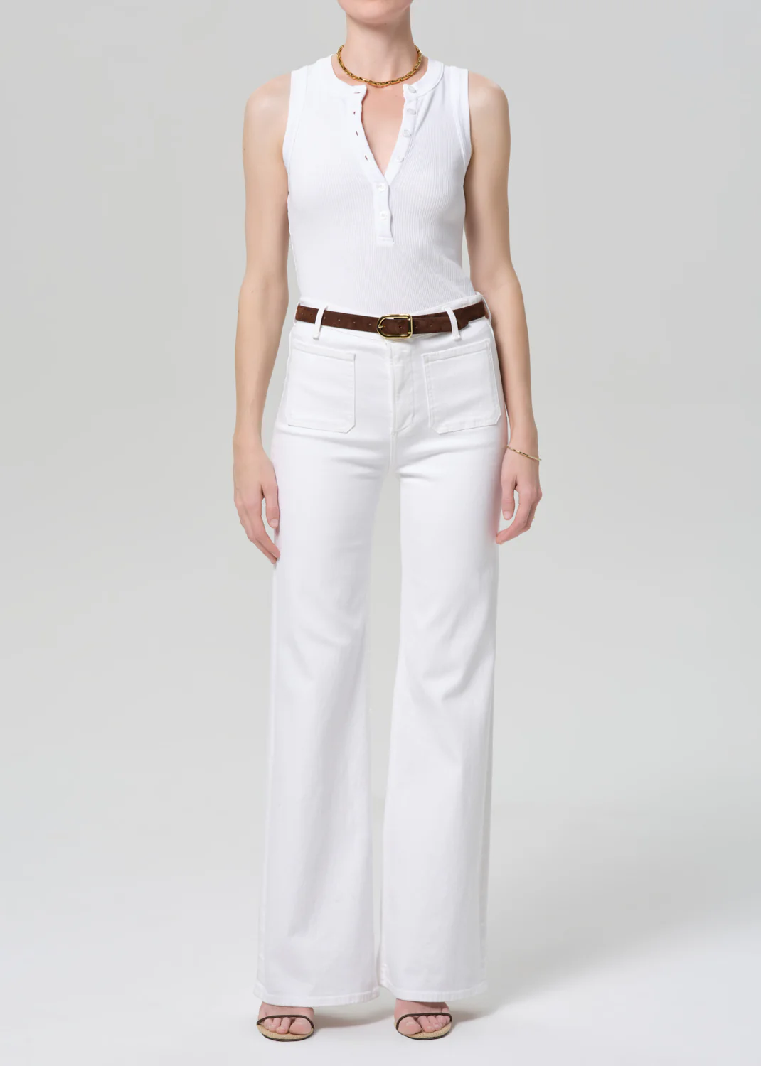 Caralyn Tank in White - Image 5